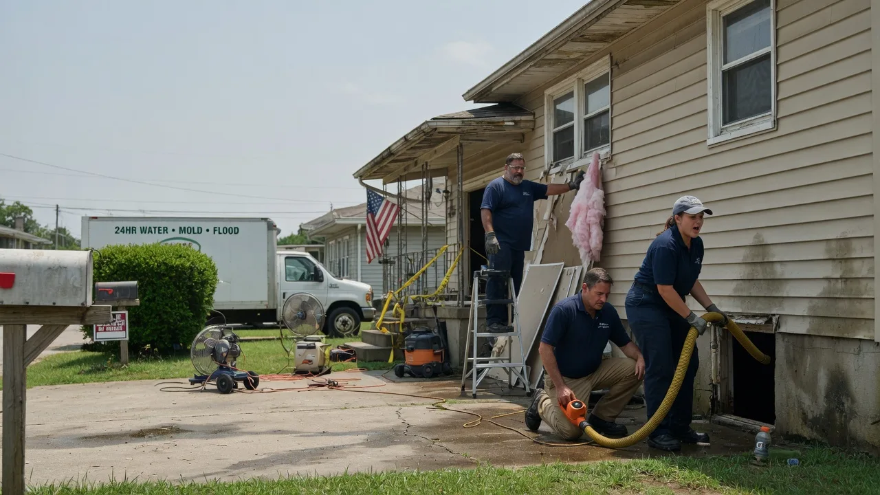 Water Damage Repair in Mcloud, OK near me